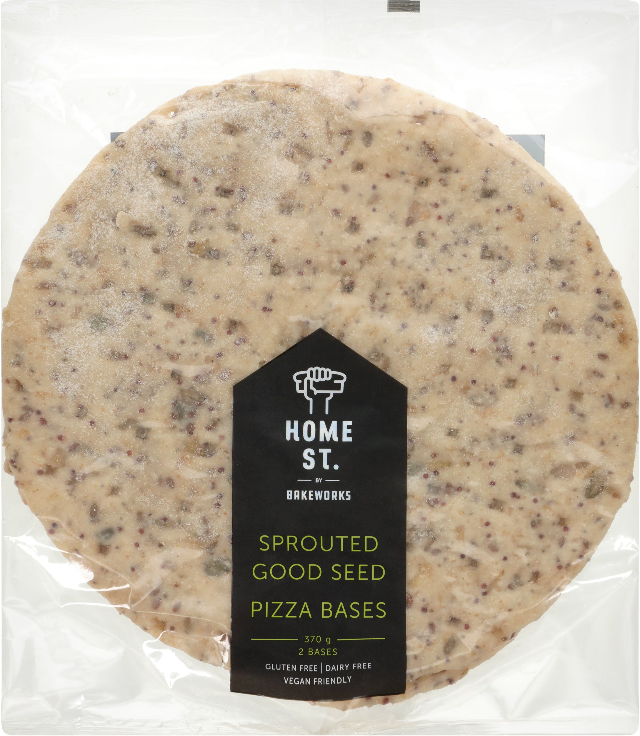 Home St. Sprouted Pizza Base 10" - 2 pack 370g