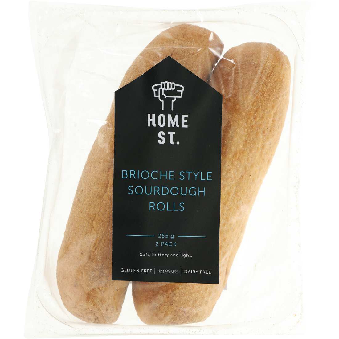 Home St. Brioche Style Sourdough Rolls 2 pack 255g