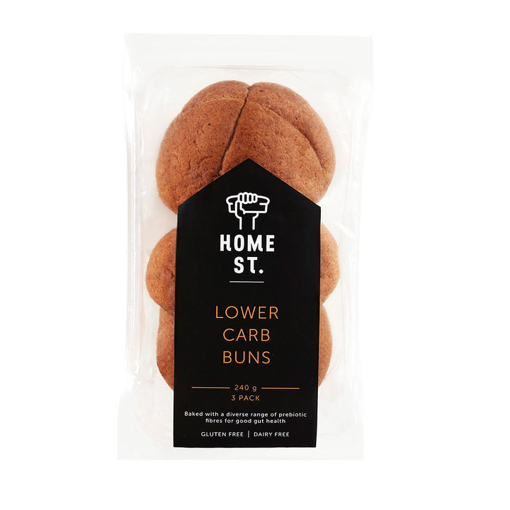 Home St. Lower Carb Buns 3 Pack 240g