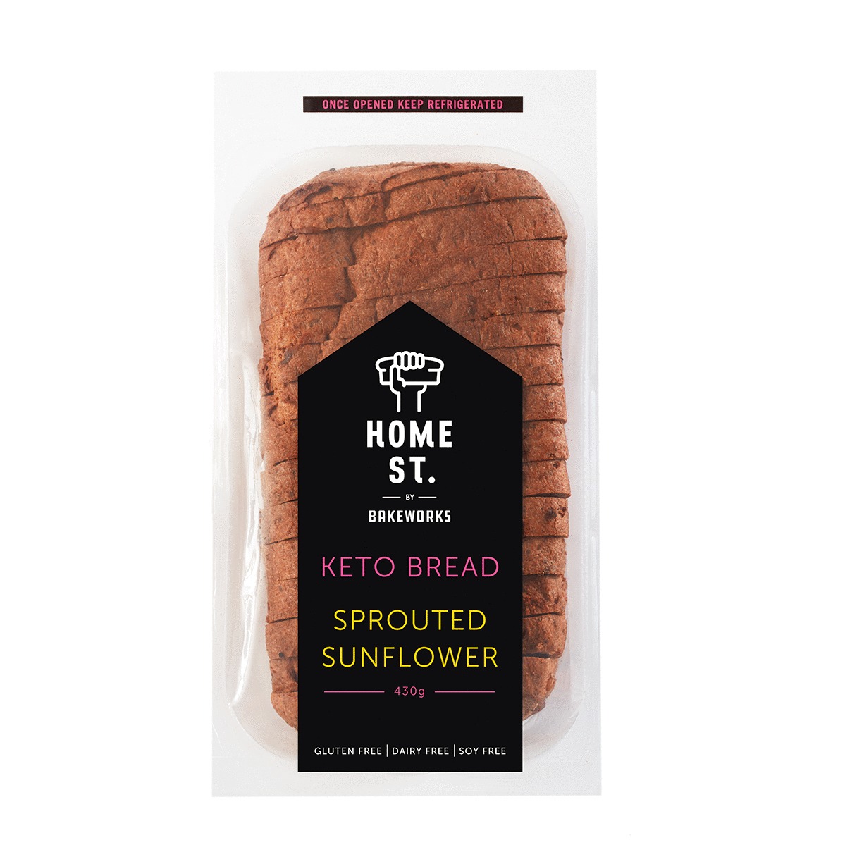 Home St. Sprouted Sunflower Keto Bread 430g